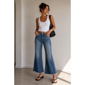 Express Womens Flare Jeans Size 4S Blue Mid Rise 70s Y2K Stretch Denim